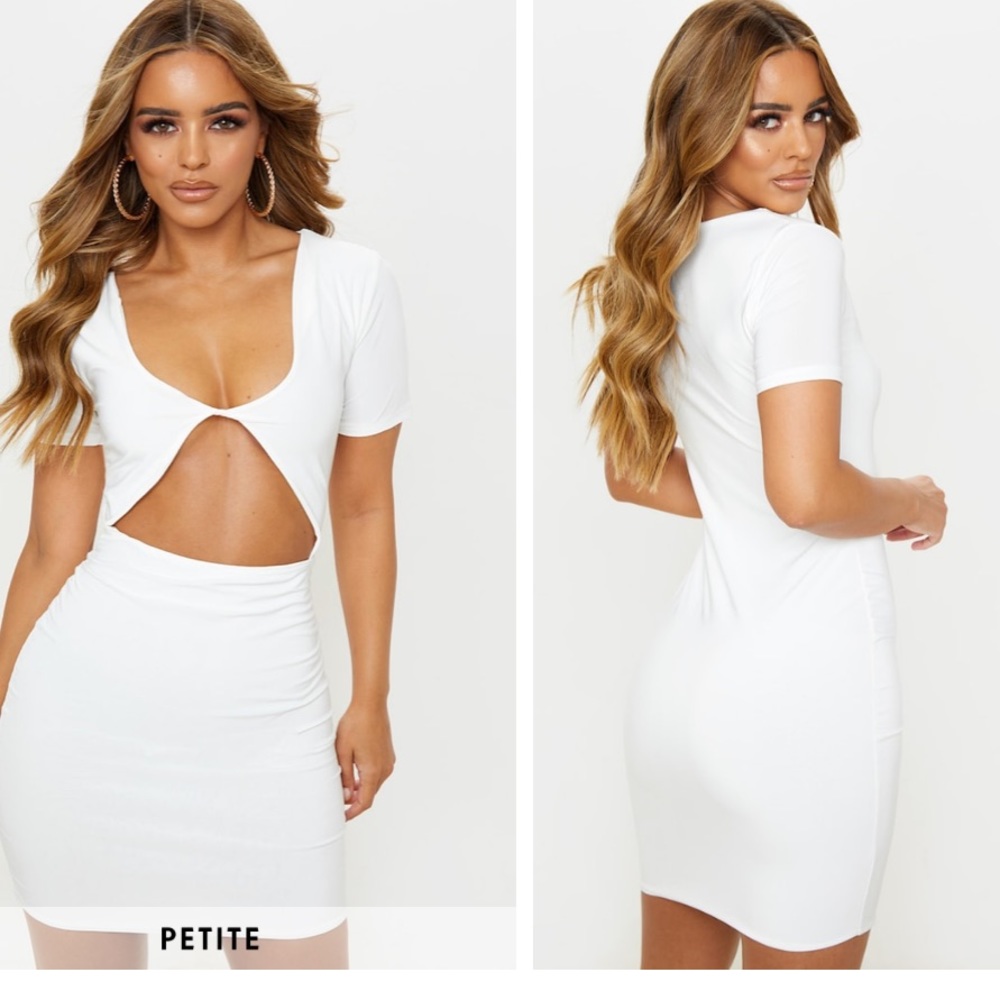 🌸5 FOR $60🌸PLT petite slinky twist  mini dress